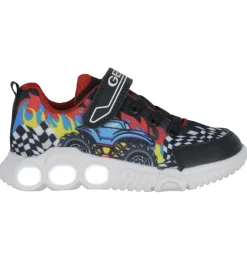 Blinkesko*Geox Blinkesko - J Wroom - Sort/Rød