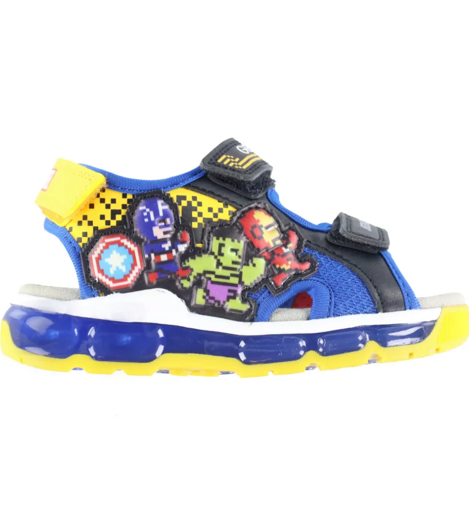 Blinkesko*Geox Sandaler m. Lys - Android - Black/Royal
