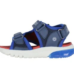 Geox Sandaler m. Lys - Ciberdron - Navy/Rød