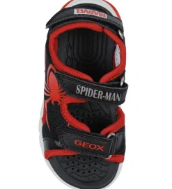 Blinkesko*Geox Sandaler m. Lys - Ciberdron - Sort/Rød