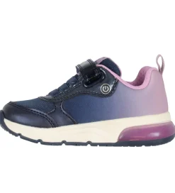 Blinkesko*Geox Sko m. Lys - Spaceclub - Ønsket - Navy/Lavender