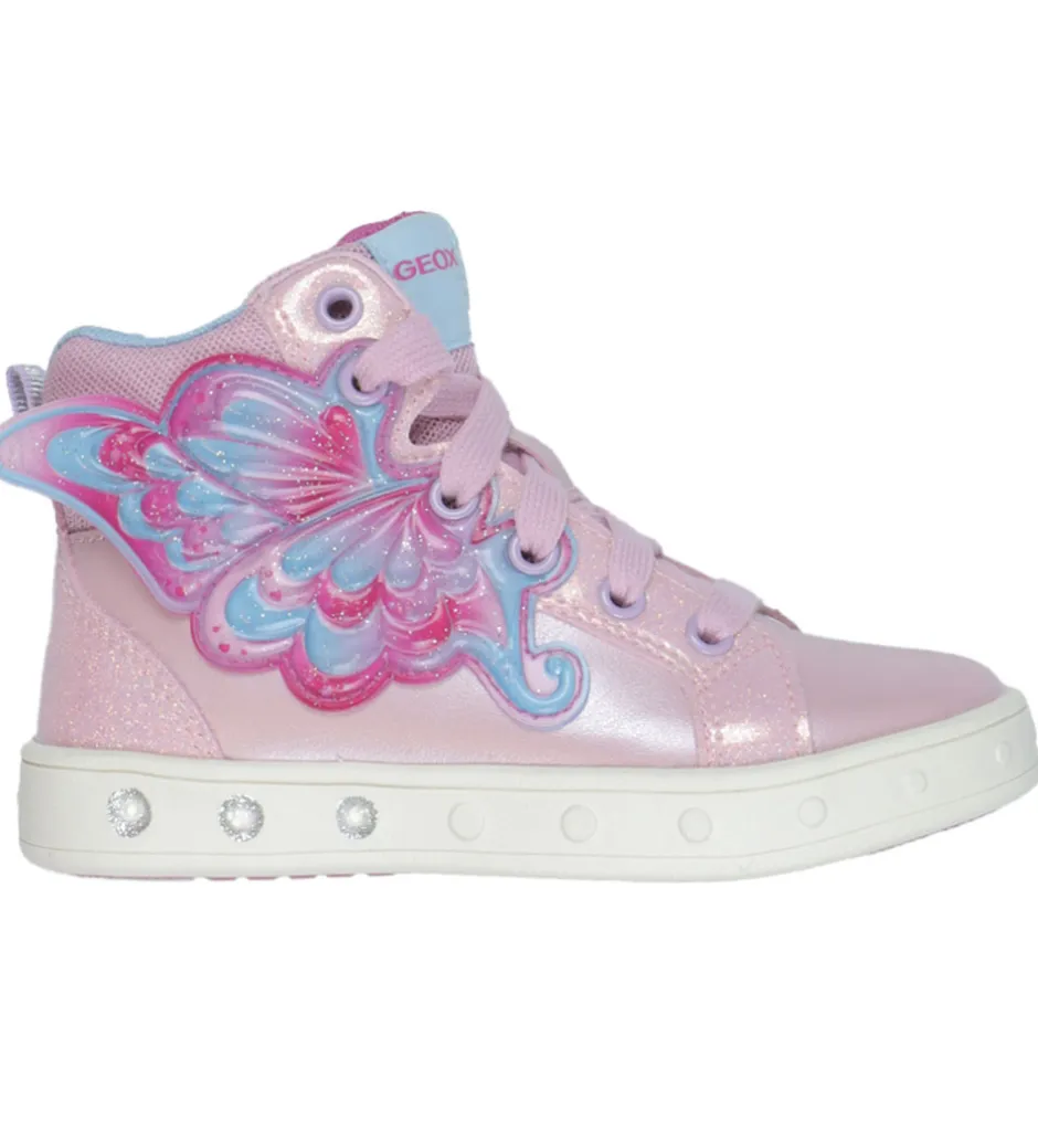 Støvler*Geox Støvler m. Lys - Skylin - Pink/Fuchsia