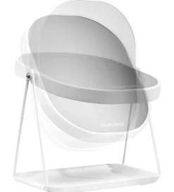 Spejle*Gillian Jones Bordspejl - Oval - Forstørrelse/Bakke - Hvid