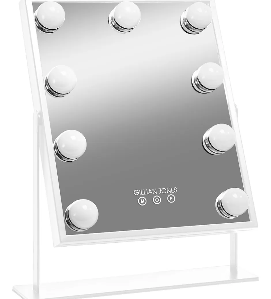 Gillian Jones Makeupspejl - 9 LED/Touch - Hvid