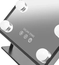 Spejle*Gillian Jones Makeupspejl - 9 LED/Touch - Sort