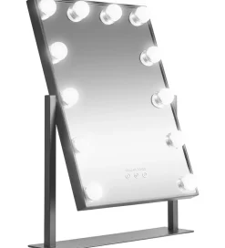 Gillian Jones Makeupspejl - 12 LED/Touch - Sort