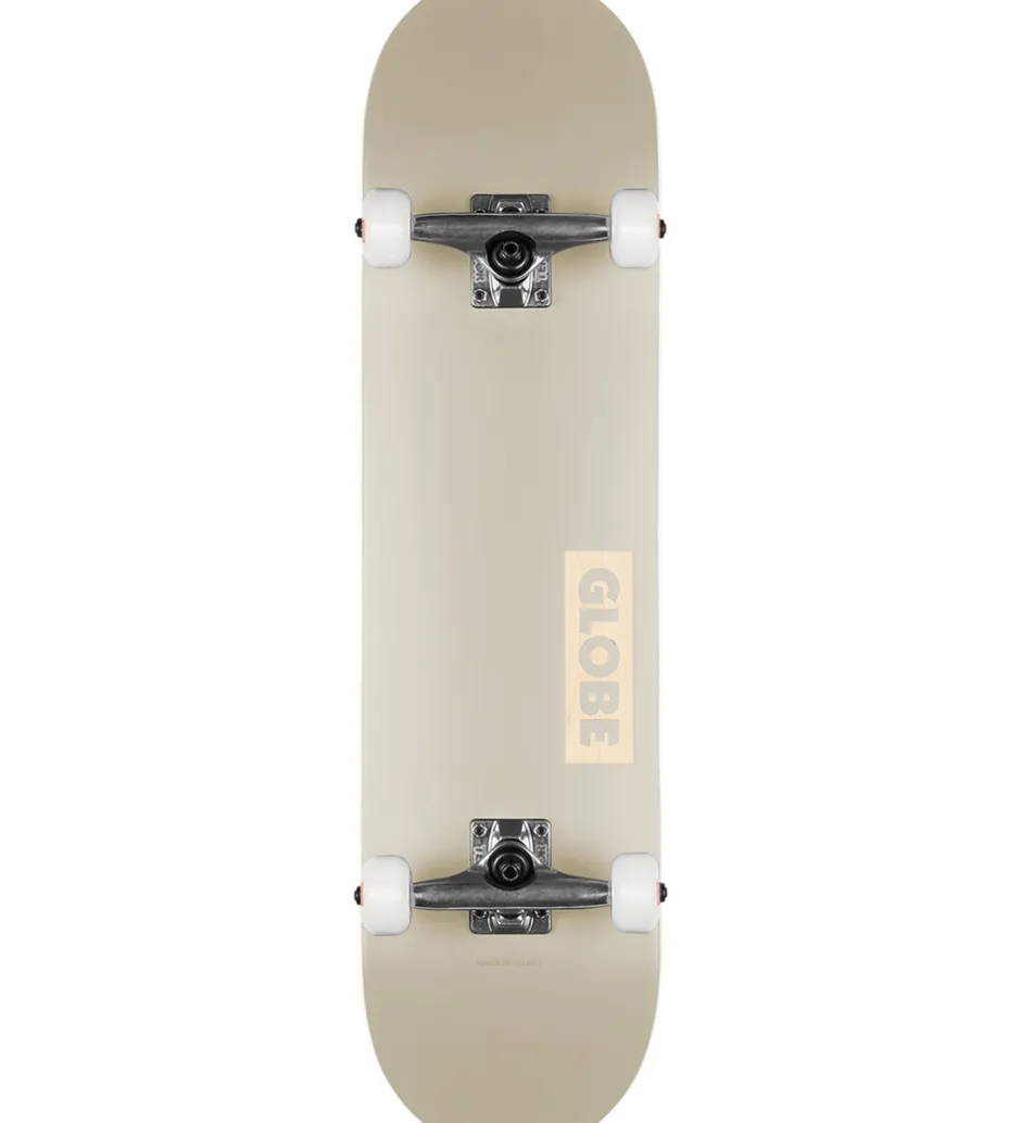 Skateboards|Skate*Globe Skateboard - 8'' - Goodstock - Off White