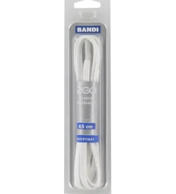 2GO Elastiske Snørebånd - 65 cm - 1 Par - Hvid