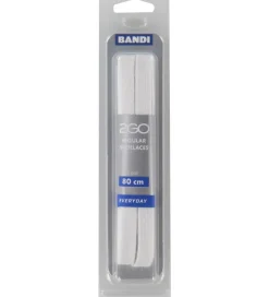 2GO Snørebånd - 80 cm - 1 Par - Hvid
