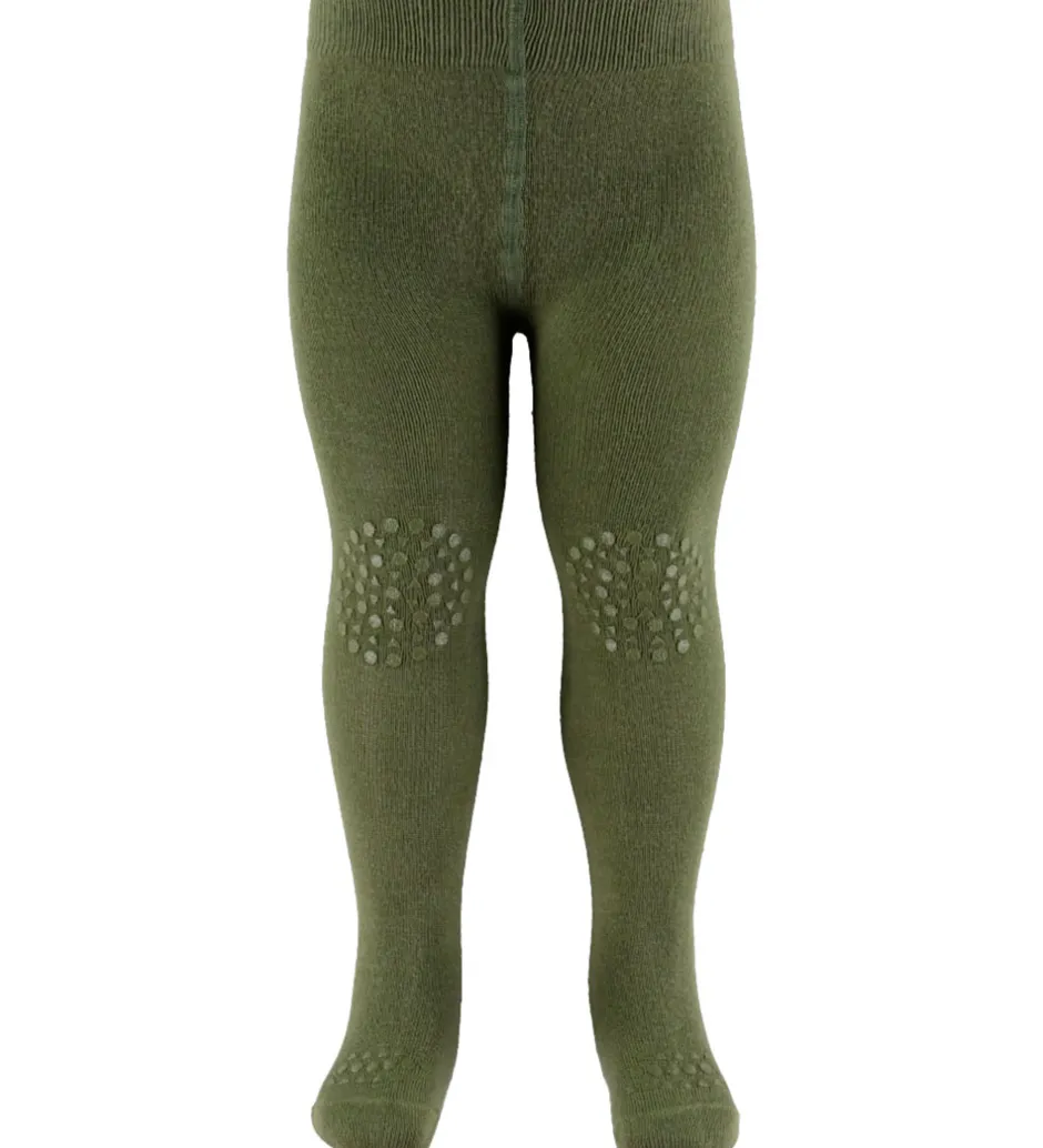 Børn GoBabyGo Ktavlestrømpebukser - Bambus - Deep Lichen Green