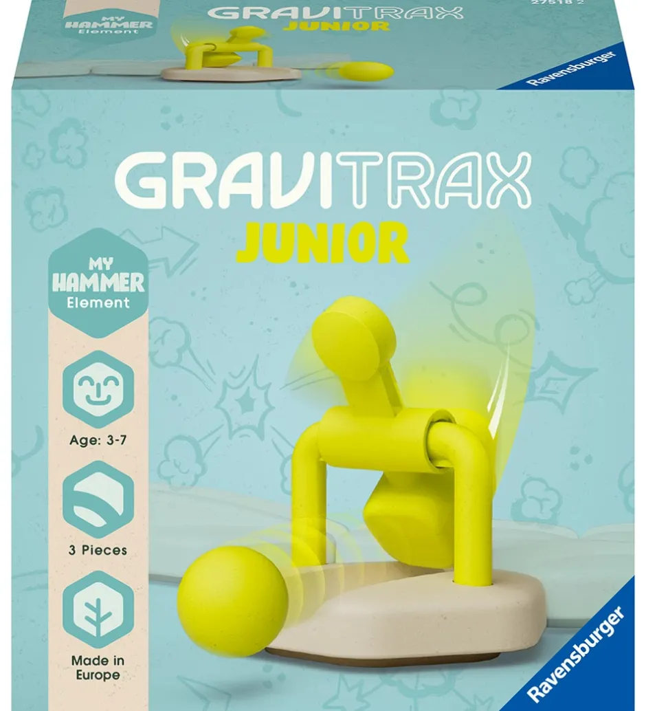 Kuglebaner*GraviTrax Junior Element - Hammer - 3 Dele