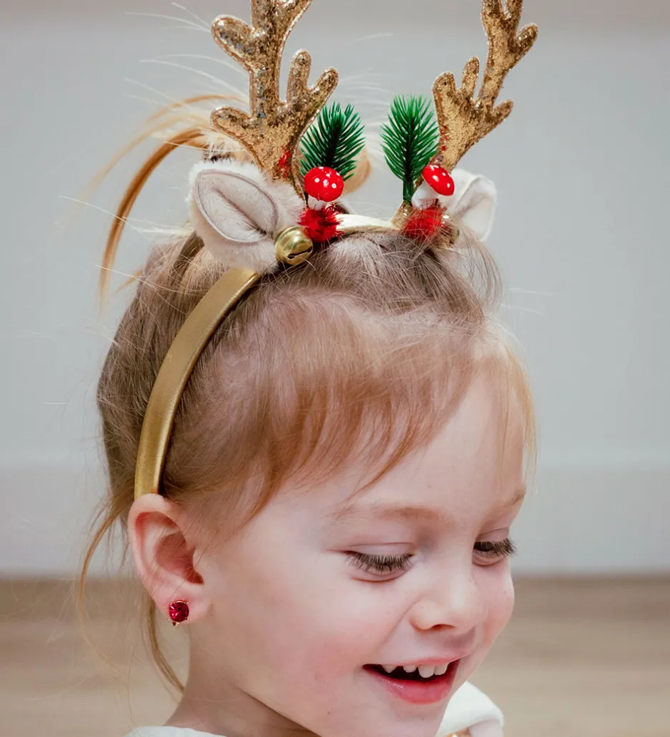 Hårbøjler*Great Pretenders Hårbøjle - Holiday Rudolph
