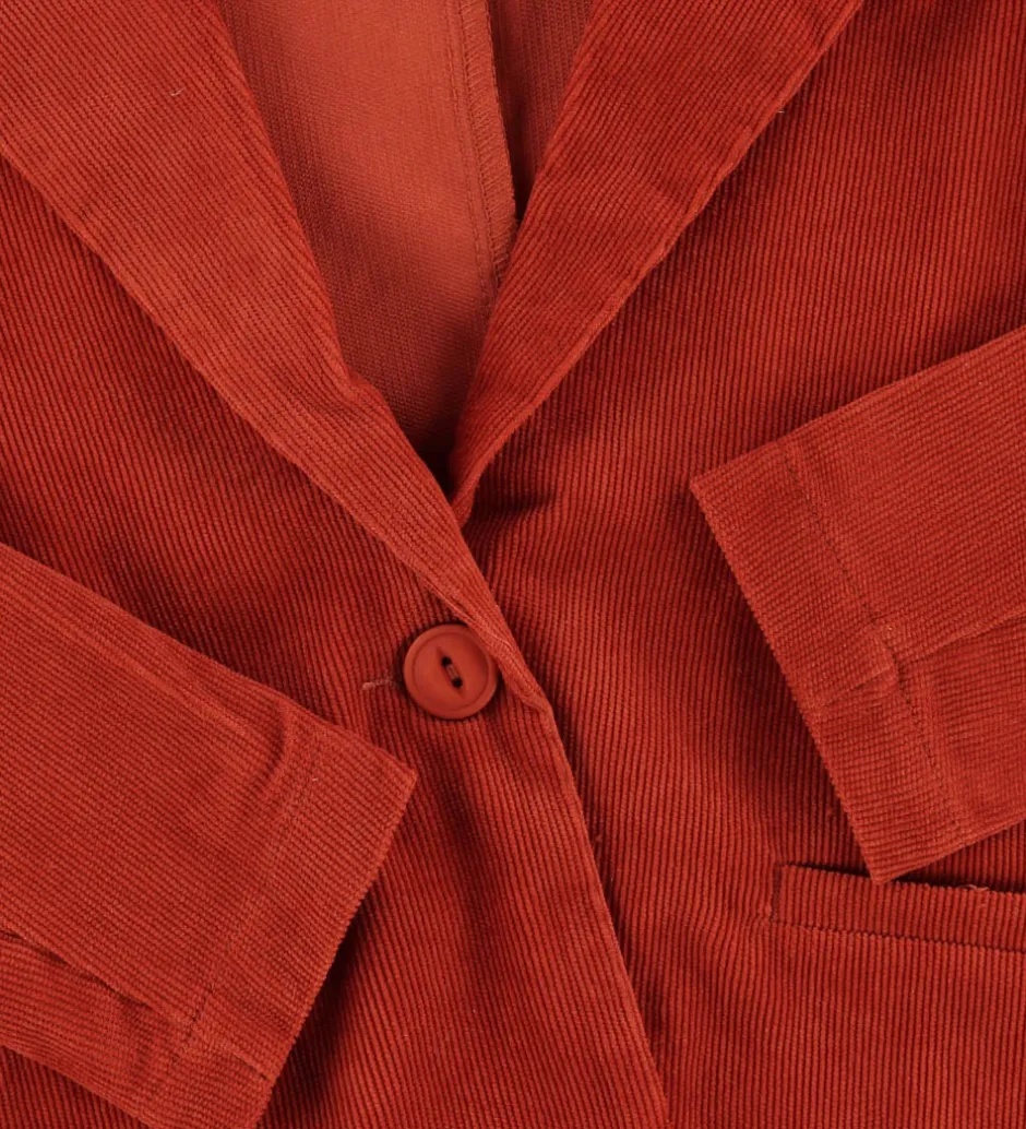 Børn Grunt Blazer - Fløjl - Sigga - Rusty