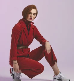 Børn Grunt Blazer - Fløjl - Sigga - Rusty