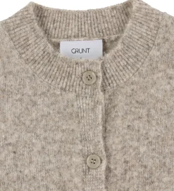 Striktrøjer*Grunt Cardigan - Strik - GrIsa - Nature