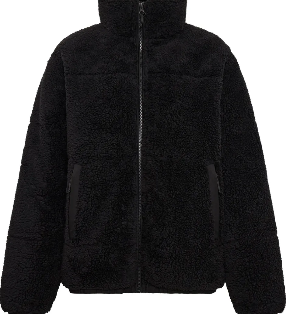 Fleece*Grunt Fleecejakke - Teddy - GRLaus - Sort