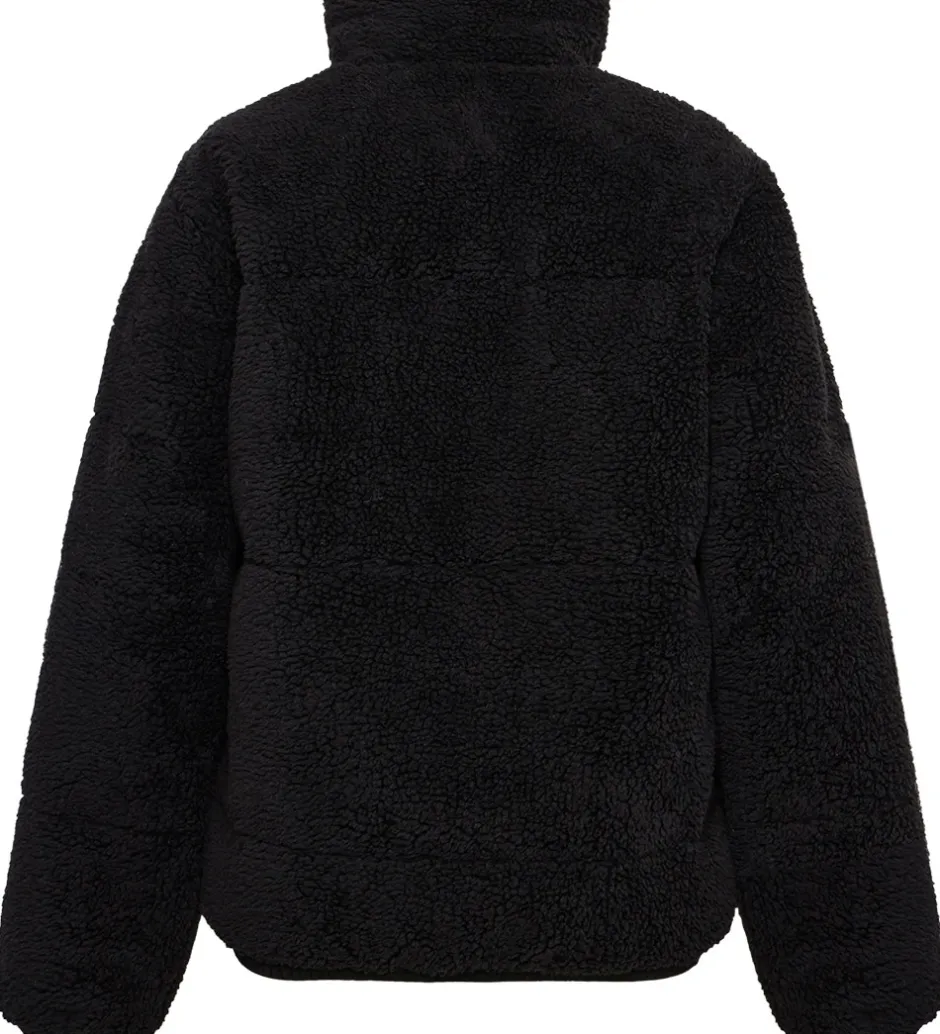 Fleece*Grunt Fleecejakke - Teddy - GRLaus - Sort
