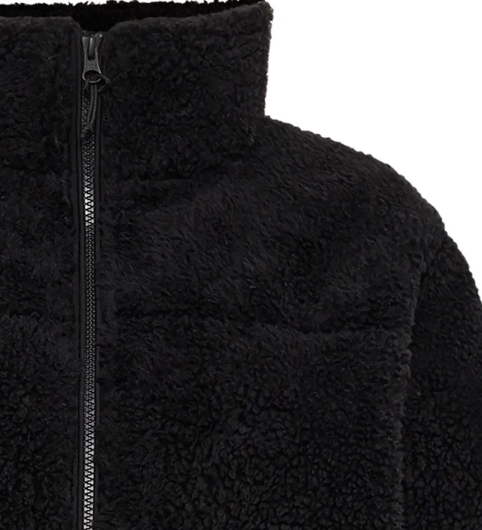 Fleece*Grunt Fleecejakke - Teddy - GRLaus - Sort