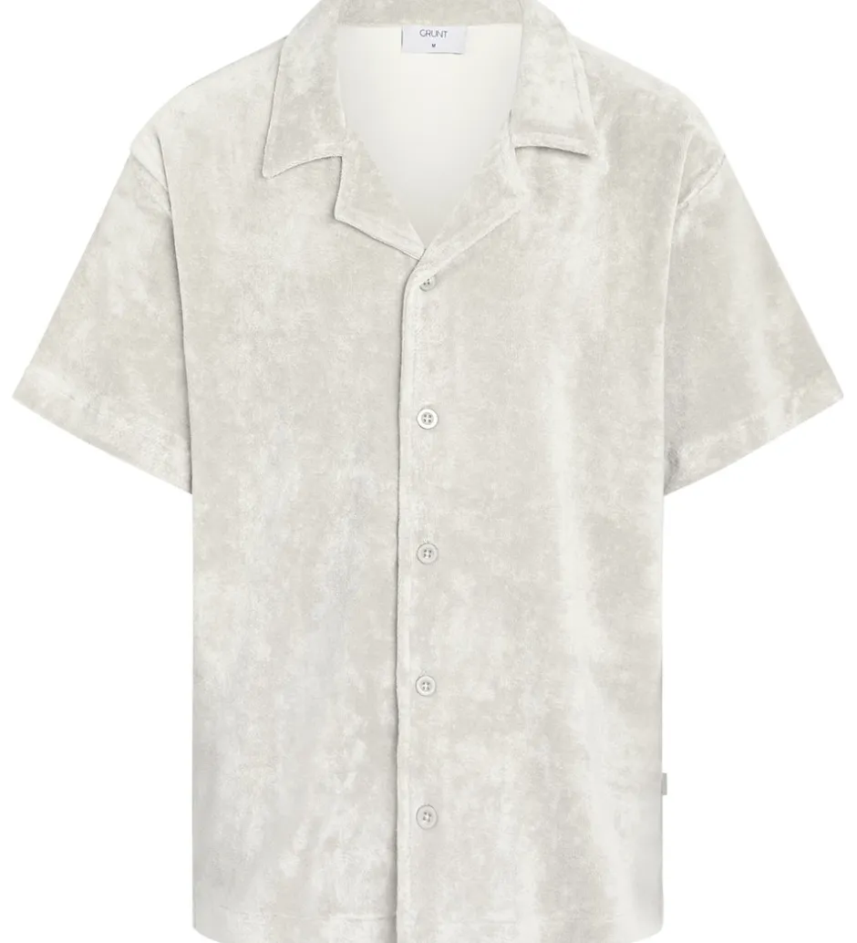 Konfirmationstøj*Grunt Skjorte - GRAugust Terry - Off White