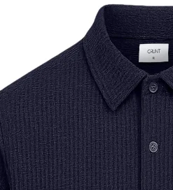 Konfirmationstøj*Grunt Skjorte - Vaflet - GRAlfred - Navy