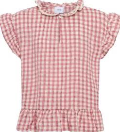 Toppe*Grunt Top - GrArte - Rosa/Hvidternet