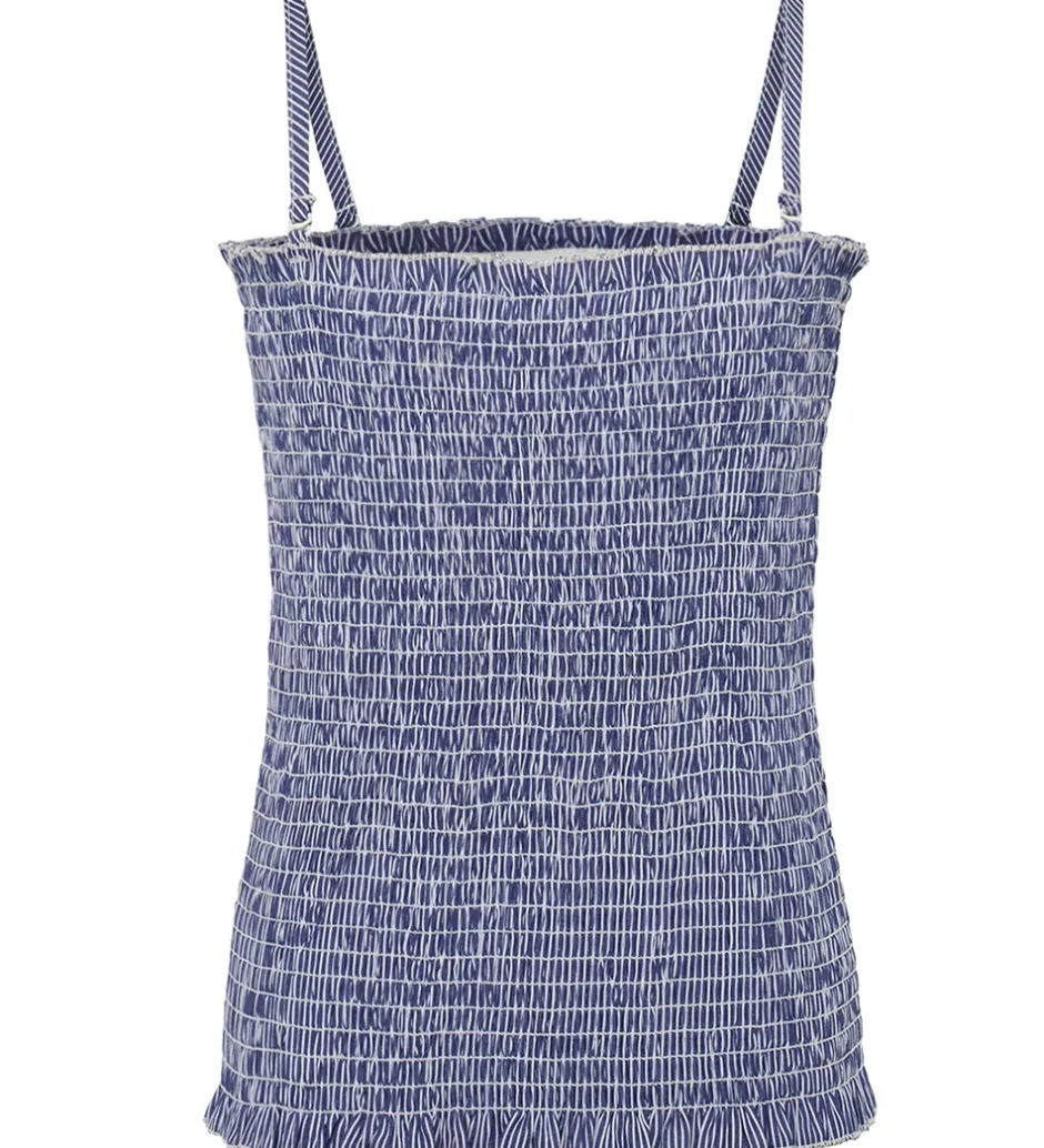 Toppe*Grunt Top - GrBibi Pin - Navy/Hvid