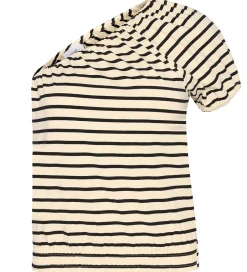 Børn Grunt Top - GrLou - Off White/Sort