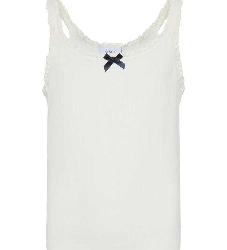 Børn Grunt Top - GRTia - White