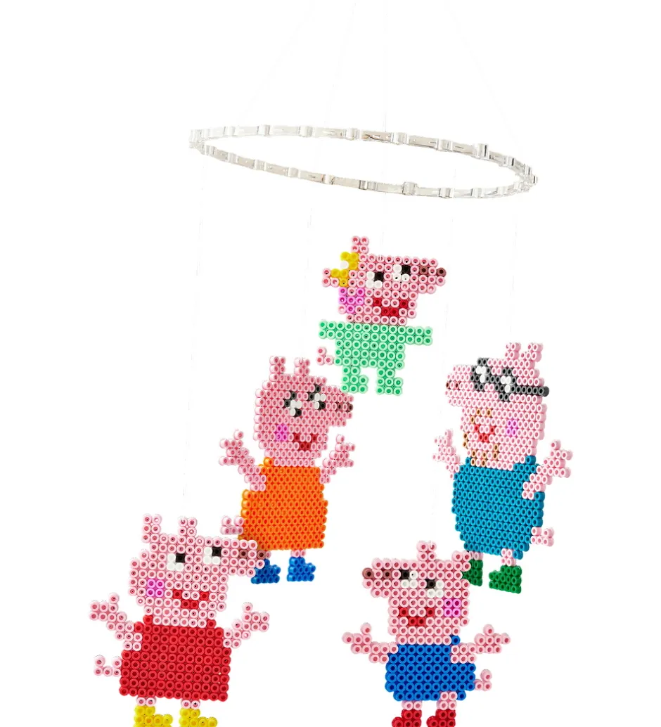 Perler|Uroer*Hama Midi Perlesæt - Uro - Gurli Gris + Lillesøster Evie - 4000