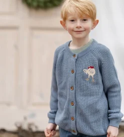 Striktrøjer*Hanevild Cardigan - Strik - Kaj - Blue Blizzard