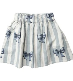 Børn Hanevild Nederdel - Denim - Bow - Rainy