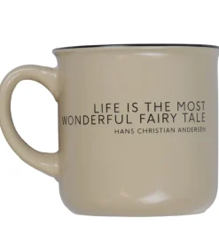 Kop Og Tudekop*H.C. Andersen Kop - Life is - 350ml - Gul