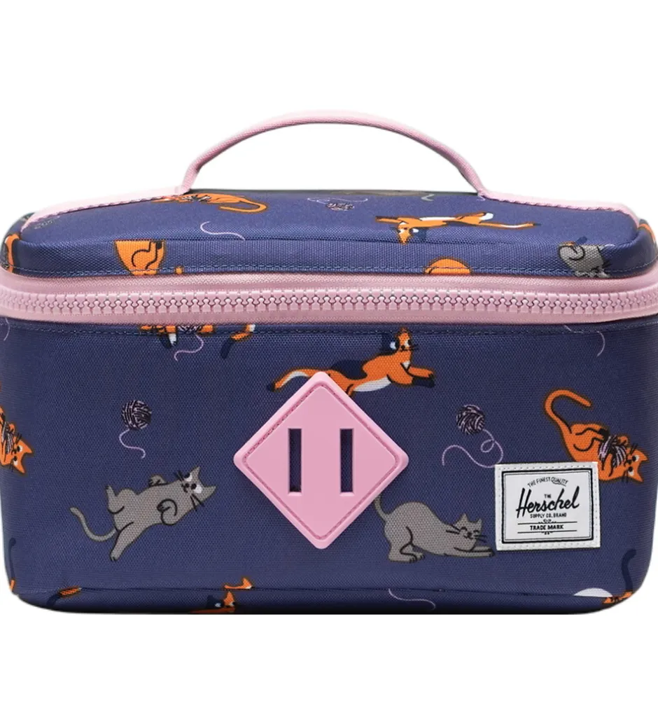 Køletasker*Herschel Køletaske - Heritage - Lunch Box - Playing Cats