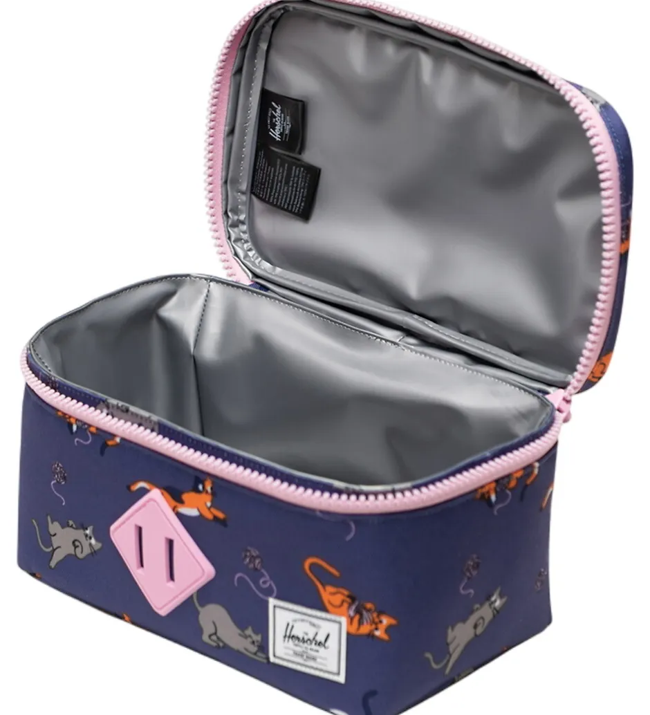 Køletasker*Herschel Køletaske - Heritage - Lunch Box - Playing Cats