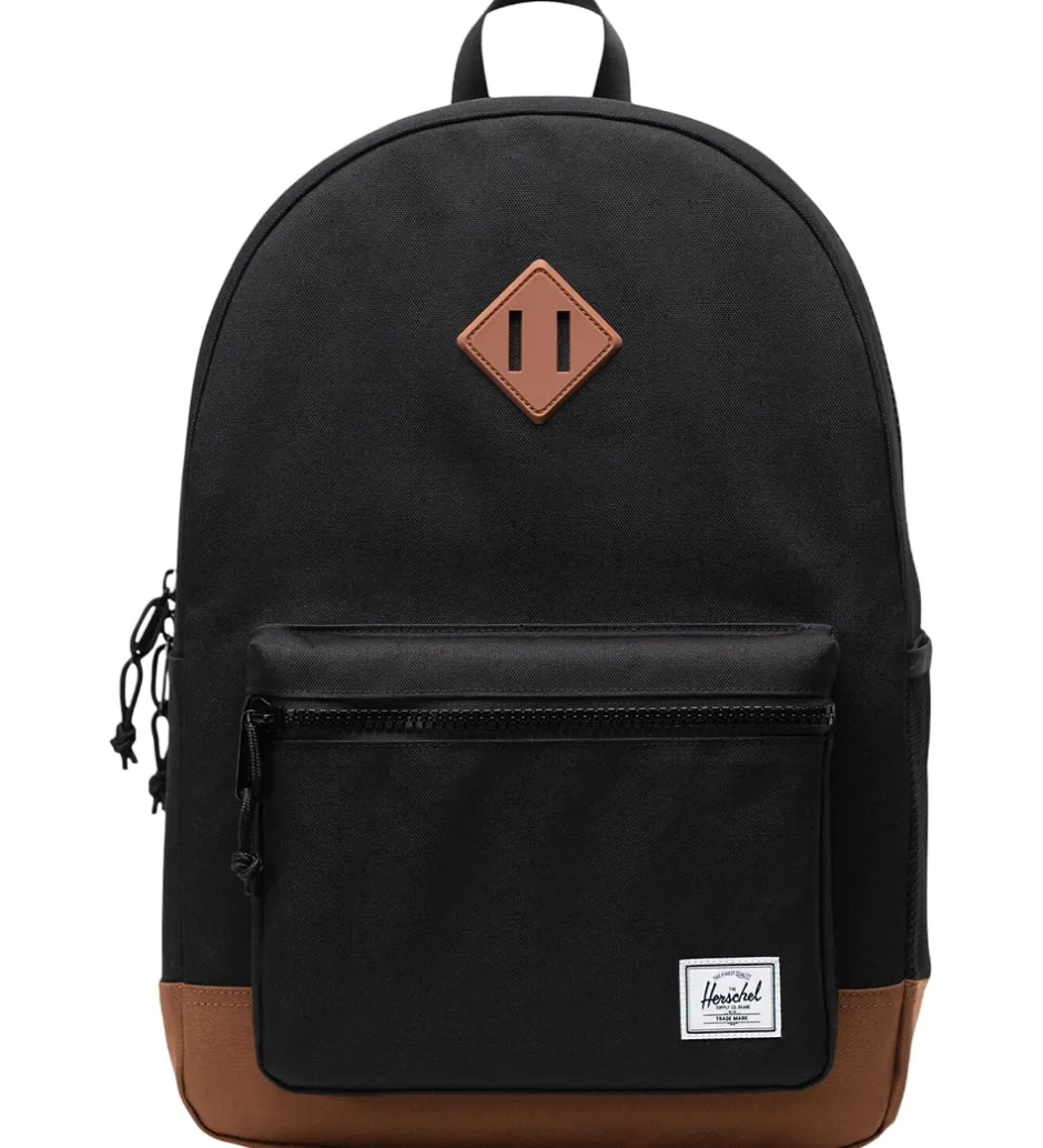 Tasker|Rygsække*Herschel Rygsæk - Heritage Youth - 26 L - Sort/Saddle Brown