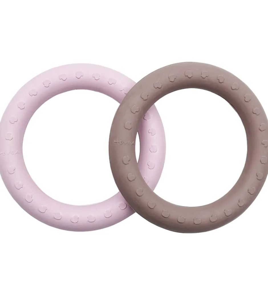 Hevea Bideringe - 2-pak - Powder Pink & Tan Beige
