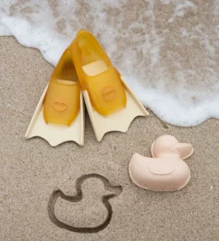 Svømmefødder*Hevea Svømmefødder - Naturgummi - Sand