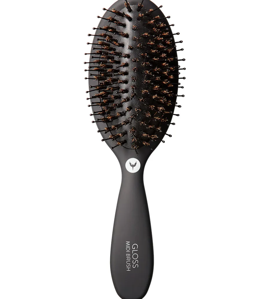 Hårbørster*HH Simonsen Hårbørste - Gloss Midi Brush - Black