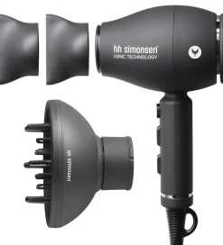 HH Simonsen Hårtørrer - XS Dryer inkl. Softstyler - Sort