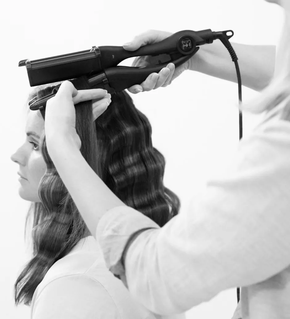 Krøllejern|Hårstyling*HH Simonsen Rod VS5 Deep Waver Krøllejern - Sort