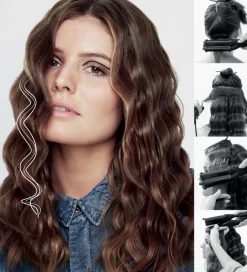 Krøllejern|Hårstyling*HH Simonsen Rod VS5 Deep Waver Krøllejern - Sort