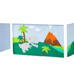 Senge*Hoppekids Forhæng Til Halvhøj Seng - 70x160 cm - Dinosaur