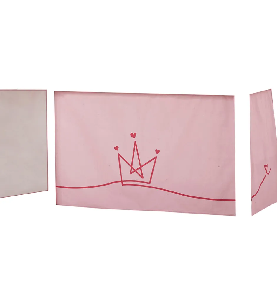 Senge*Hoppekids Forhæng Til Halvhøj Seng - 70x160 cm - Princess