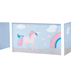 Senge*Hoppekids Forhæng Til Halvhøj Seng - 70x160 cm - Enhjørning