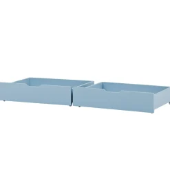 Skuffer*Hoppekids Skuffer m. Hjul - 2 stk. - 70x160 cm - Dream Blue