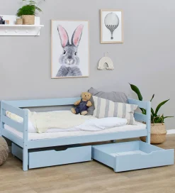 Skuffer*Hoppekids Skuffer m. Hjul - 2 stk. - 70x160 cm - Dream Blue