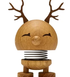 Julepynt*Hoptimist Reindeer Bimble - Small - 9,5 cm - Oak