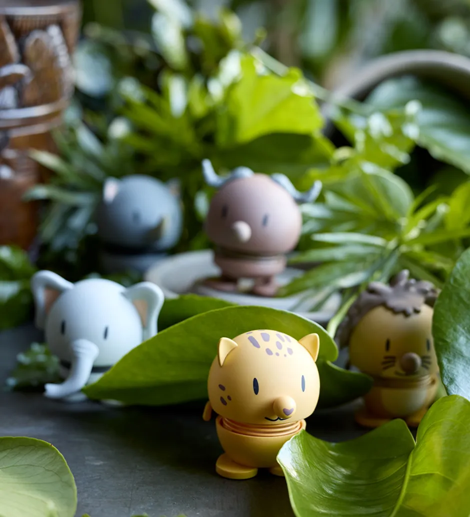 Pyntefigurer|Dekoration*Hoptimist Soft Leopard - 7,6 cm - Gul