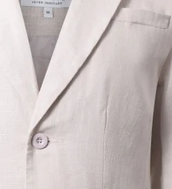 Konfirmationstøj|Jakkesæt Og Blazers*Hound Blazer - Hør - Beige