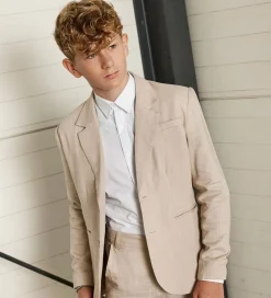 Konfirmationstøj|Jakkesæt Og Blazers*Hound Blazer - Hør - Beige